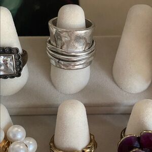 Silver Stacked Rings